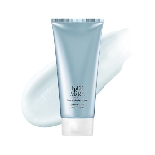Real Waterful Gel Cream with Triple Water Complex with Panthenol, Cica Complex, Moisturizer for All Skin Types, Hydration, Korean Skin Care, 7.05 oz