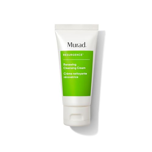 Murad Renewing Cleansing Cream - Age-Defying Gentle Face Wash with Lactic Acid & Vitamin E for Luxurious Smooth Skin - Apricot, Starflower and Peptides to Clean & Nourish Dry Skin & Wrinkles