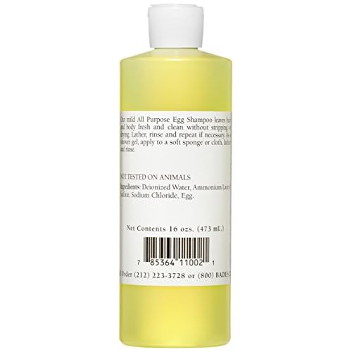 Mario Badescu All Purpose Egg Shampoo for All Hair and Skin Types | Shampoo and Body Wash that Cleanses and Nourishes |Formulated with Egg White Proteins