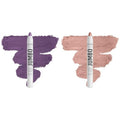 NYX Jumbo Eye Pencil Duo - Eggplant & Iced Latte Blendable Eyeshadow Stick & Eyeliner Pencils
