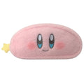 Kirby Fluffy Cosmetic Case (Smile) ? 7.5-Inch Soft Plush Makeup Pouch with Zipper and Star Charm