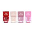 Bundle of Nails Inc It's Topless Gel-Like Nail Polish, 4-in-1 Base Coat, Treatment, Color & Top Coat, Long Lasting, Strong, Chip Free Nails, Glossy Salon Quality Manicure, Air Dry,4 Piece Variety Pack