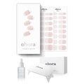ohora Semi-Cured Gel Nail Strips Value Set (N Essential French Starter Kit) Includes Full Size Lamp and Mini Remover, Salon-Quality, Long Lasting, Easy to Apply & Remove