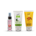 On-The-Go Skincare: Cleanse, Hydrate, Tone | For All Skin Types & Dull Skin | Gentle Face Wash, Lotion, and Facial Toner | TSA Approved | Removes Make Up | For Daily Use - Cruelty Free