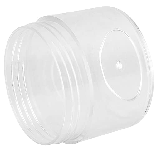 150 Pieces Clear Plastic Sample Containers, 20g Empty Sample Round Cosmetic Jars, Travel Size Cream Cosmetic Container With Lid for Lotions, Creams, Make up