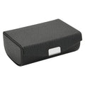 Beautyflier Large Lipstick Case with Mirror, Women¡¯s PU Leather Lipstick Case Holder for Purse with Mirror Rectangle Makeup Travel Cases, Women's Portable Lipstick Pouch Travel Cosmetic Case (Black)