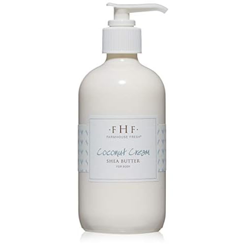FarmHouse Fresh Body Lotion, Shea Butter. Moisturizing Cream, Coconut Cream Shea Butter for Body. Coconut Lotion, 8 Fl Oz