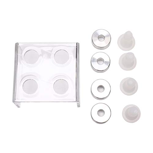 DIY Lipstick Mold, 9mm Handmade Lipstick Mould Lipstick Filling Tube Silicone Lip Balm Mold Crafts Tool(9mm Four Holes)