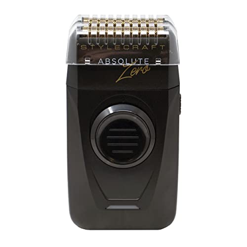 StyleCraft Absolute Zero Foil Shaver ? Close, Smooth Shave with Retractable Precision Trimmer, USB-C, Cord/Cordless, Lightweight & Travel-Friendly, Replacements