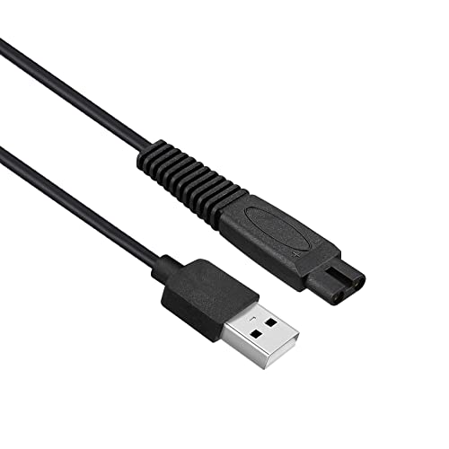 Smays Charger Cord Compatible with Head Shaver, Replacement Charging Cable 2-Pack