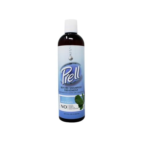 Prell Before Shampoo Treatment for Dry, Damaged Hair, Color Safe, Damage Shield with Witch Hazel 12 fl.oz.