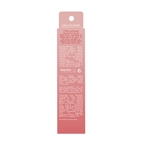 YuYa - Republic Cosmetics P?rvula Lips, Cheeks and Eyes Long Lasting Tint Aloe Vera Pink - lips, cheeks & eyes - 5.5 ml