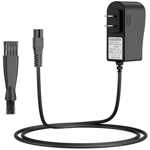 Meridian Trimmer Charger, 5V 1A Replacement Charger Cord Compatible with Meridian Original M2B M2C M2A M2G Grooming Electric Shaver Trimmer 6.6FT