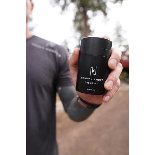 Heavy Handed The Cream ? Hand Recovery Cream for Cracked, Dry, Overworked Hands, Fast-Absorbing, Non-Greasy, 3.4 oz