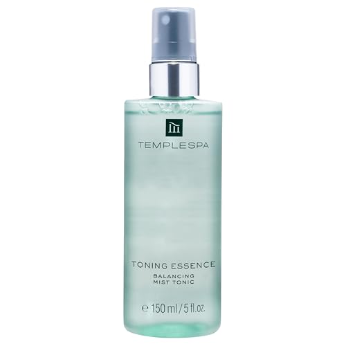 TEMPLESPA | Toning Essence | Alcohol-Free Facial Cleansing Toner, Gently Cools, Tones, Refines and Refreshes Skin, Natural Ingredients, Cruelty-Free, Vegetarian, 5.0 fl.oz.