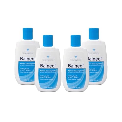 Balneol Hygienic Cleansing Lotion, 3.0 Oz (Pack of 4)