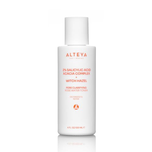 Alteya Organics BHA Pore Clarifying Rose Water Toner (2% Salicylic Acid Acacia Complex Plus Witch Hazel)