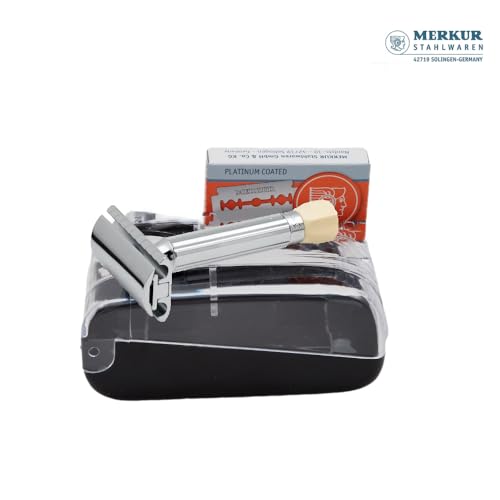MERKUR MERKUR Short Handle Safety Razor with 10 blades