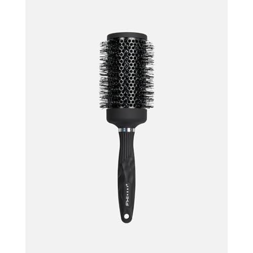 FHI Heat Thermal Brush? Ultralight Negative Ion Hairbrush w/Anti-Static, Wave-Shaped Bristles for all Hair Types, Tourmaline Ceramic, Vented Round Barrel for Frizz-Free, Smooth, Quick Styling (2¡±)