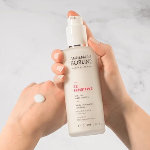 ANNEMARIE B?RLIND - ZZ SENSITIVE Mild Cleansing Emulsion - Facial Wash with Hyaluronic Acid and Golden Orchid to Remove Impurities on Sensitive Skin and Restore the Skin Flora - Step 1 of 5-5 Oz