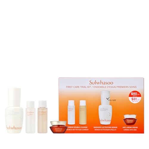Sulwhasoo First Care Activating Serum ? Targets Visible Fine Lines, Dryness & Dullness | Preventative Anti-Aging Serum with 500-Hour Aged Ginseng, Korean Herb Extract & Vitamin C | Korean Skincare