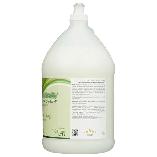 Worx Clean-'n'-Gentle Liquid Hand Soap 1 gal. (3.78 L.) Soft and Supple, Rich Lather, Mild Formula, Light Juniper Berry Fragrance