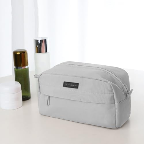 Travel Makeup Bag Cosmetic Bags for Women, Large Capacity Wide-open Pouch Waterproof Toiletry Bag Make up Organizer Scandihome Series