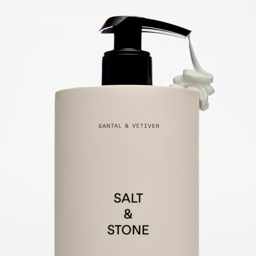 Salt & Stone Body Lotion for Women & Men | Santal & Vetiver | Hydrates, Nourishes & Softens Skin | Restores Dry Skin | Fast-Absorbing | Cruelty-Free & Vegan | 15.2 fl oz