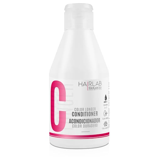 SALERM - Dyed Hair Conditioner - Color Longer Hair Lab - 300 ml - with Provitamin B5 and Vitamins A and E - Seals and Maintains Color - UV Protector - Sulfate and Paraben-Free