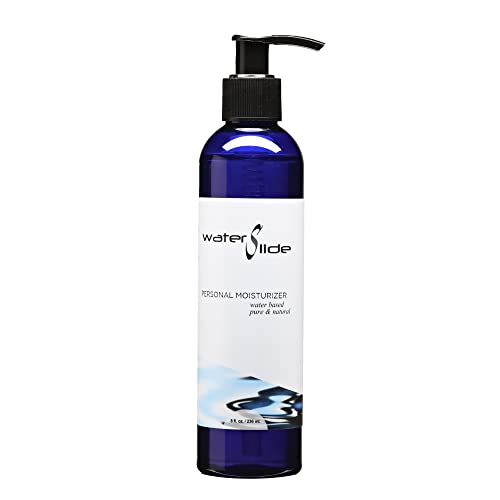 Earthly Body WaterSlide, 8 fl. oz. - Personal Moisturizer - 100% Natural, Water-Based Formula - Vegan & Cruelty Free