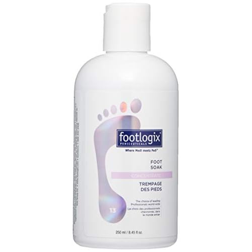 FOOTLOGIX Foot Soak Concentrate, 8.45 oz - Gentle Cleansing, Foot Bath Soak, Soften Dry Feet and Calluses