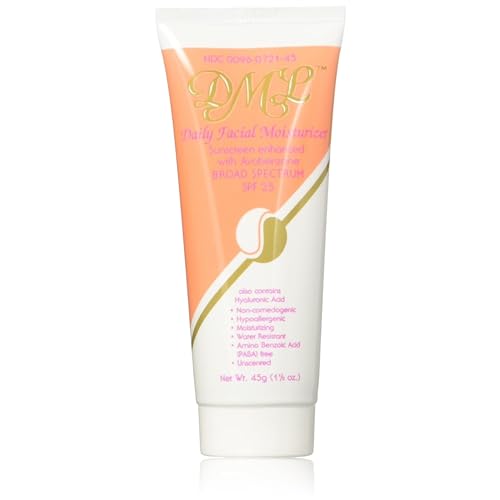 DML Facial Moisturizer SPF 25 1.50 oz (Pack of 4)