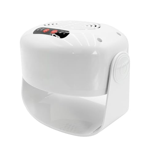 Nail Dryer for Regular Polish, Rotating Regular Polish Nail Dryer Fan with Hot and Cool Air, Professional Air Nail Fan for Salon and Home Use