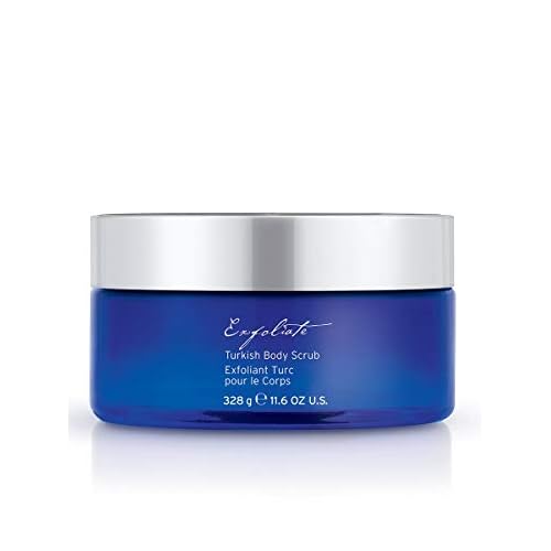 Kerstin Florian Aromatherapy Turkish Body Scrub | Eucalyptus Sea Salt Exfoliant for Smooth Skin | 11.6 oz