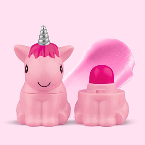 RENEE Princess Snowball Lip Balm, Pink, 0.10 oz, Shea Butter and Vitamin E Enriched