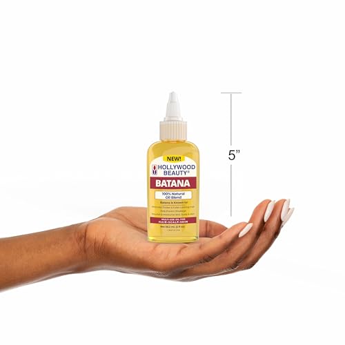 Hollywood Beauty Batana Oil for Hair, Scalp and Skin (2 fl oz)