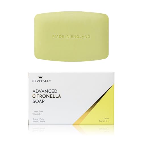 REVITALE Advanced Citronella & Lemongrass Soap ? Purifying & Soothing Bar for Fresh, Protected Skin