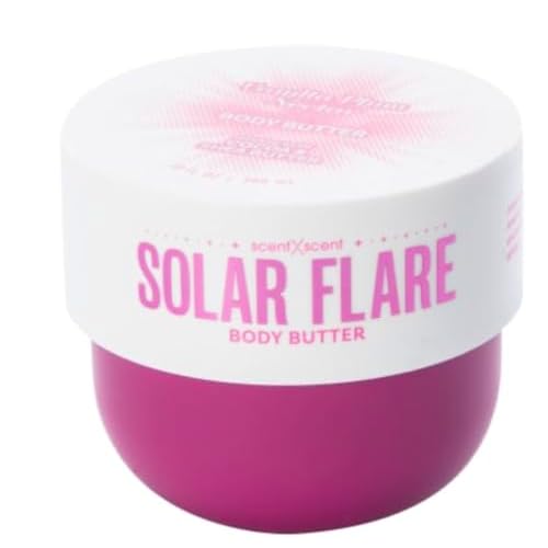 Solar Flare Body Butter, Vanilla Plum Nectar, Smooth, Moisturizing, 10 oz FULL SIZE