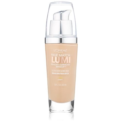 L'Or?al Paris True Match Lumi Healthy Luminous Makeup, W3 Nude Beige, 1 fl. oz.