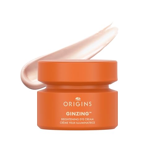 Origins GinZing Brightening Eye Cream with Vitamin C & Niacinamide| Visibly Reduces Dark Circles, 0.5 Fl Oz