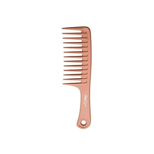 Diane Rake Comb, Wide Teeth for Detangling Thick and Curly Hair, Ideal for Wet or Dry Hair and Even Product Distribution, Black