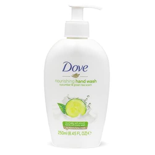 Dove, Nourishing Hand Wash Variety of 3 (Deeply Nourishing, Shea Butter & Warm Vanilla, Cucumber & Green Tea) - 250 ML (8.45 FL OZ) - International Version¡¦