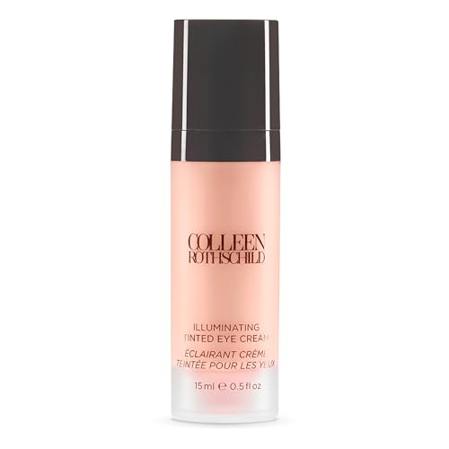 COLLEEN ROTHSCHILD Illuminating Tinted Eye Cream | Instant Brightening Effect | Nourishes & Targets Dark Circles | With Hyaluronic Acid, Caffeine, Pearlized Pigments & Peptides (0.5 fl oz)
