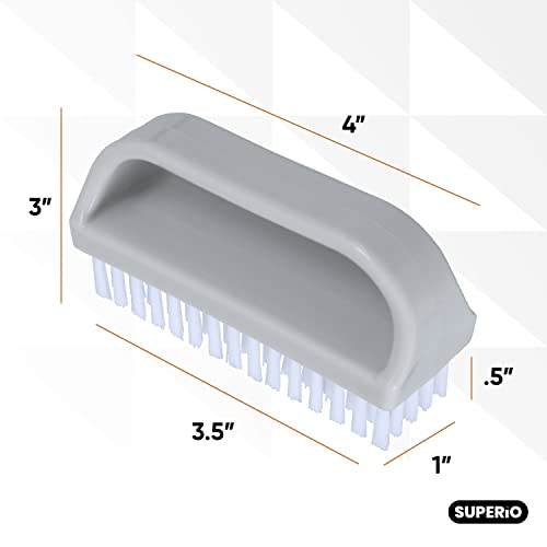 Nail Brush for Cleaning Fingernails, Nail Scrubber Brush, Toe Foot Hands Fingernail Brush Cleaner- Small Scrub Brush- All-Purpose Stiff Cleaning Brush for Home, Kitchen, Work, (36)