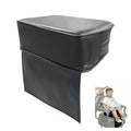 Salon Booster Seat for Kids Thick Cushioned Haircut Stool,Portable Salon Station Hair Cutting Sap Equipment(Black)