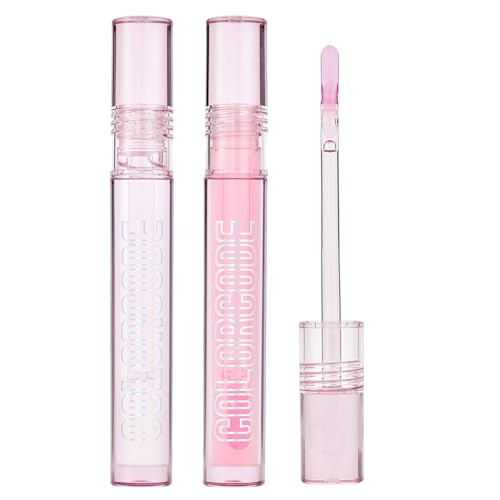 COLORCODE Lip Oil Set for Women, Moisturizing Tinted Lip Oils & Clear Lip Gloss Set, Non-Sticky Long Lasting Lip Glosses, Fruit Flavoured Hydrating Lip Care, Lip Gloss Bulk Cute Makeup Gift Kit (2PCS)