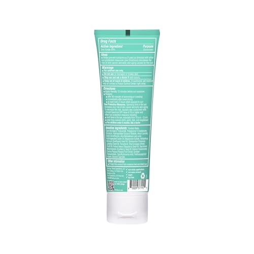 Thinkkids SPF 30 Mineral Sunscreen, Clear Zinc Oxide, 3 fl oz ? Natural, Water Resistant, Kids & Toddler Sun Protection, Reef Safe