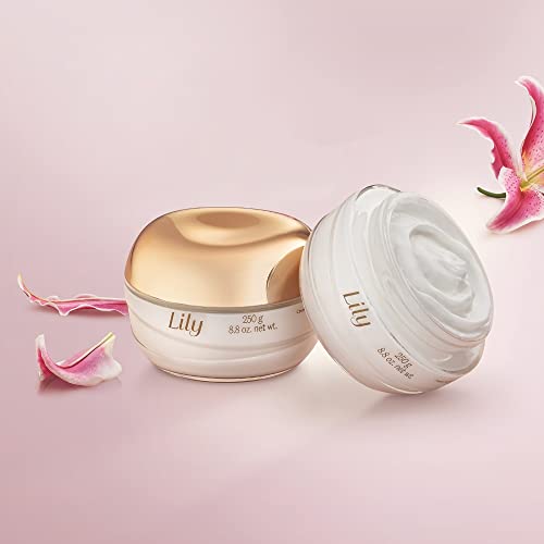 O Botic?rio Lily Satin Hydrating Body Cream REFILL Bundle, Fragranced Body Butter for Dry Skin, (8.8 Ounce Jar & 8 Ounce pouch)