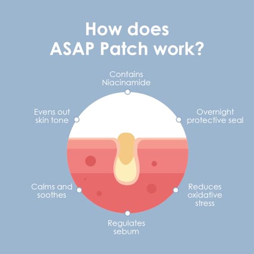 glowiest ASAP Active Spot Alleviating Patch [Bedtime] 52 Patches 8mm (16ea), 10mm (20ea) & 12mm (16ea) | Premium Hydrocolloid Dressing | Simple & Easy Active Treatment