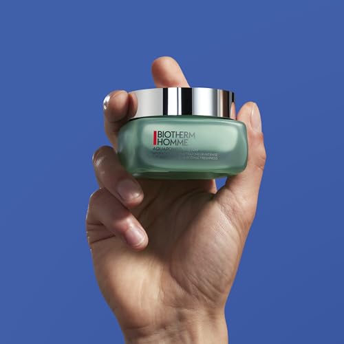 Biotherm Homme Aquapower Hydrating Cream Moisturizer for Men, P.Antartica, Mannose & Hyaluronic Acid 72H Long-lasting Concentrated Hydrator, Reinforces Natural Hydrating System, 1.7 Fl. Oz.